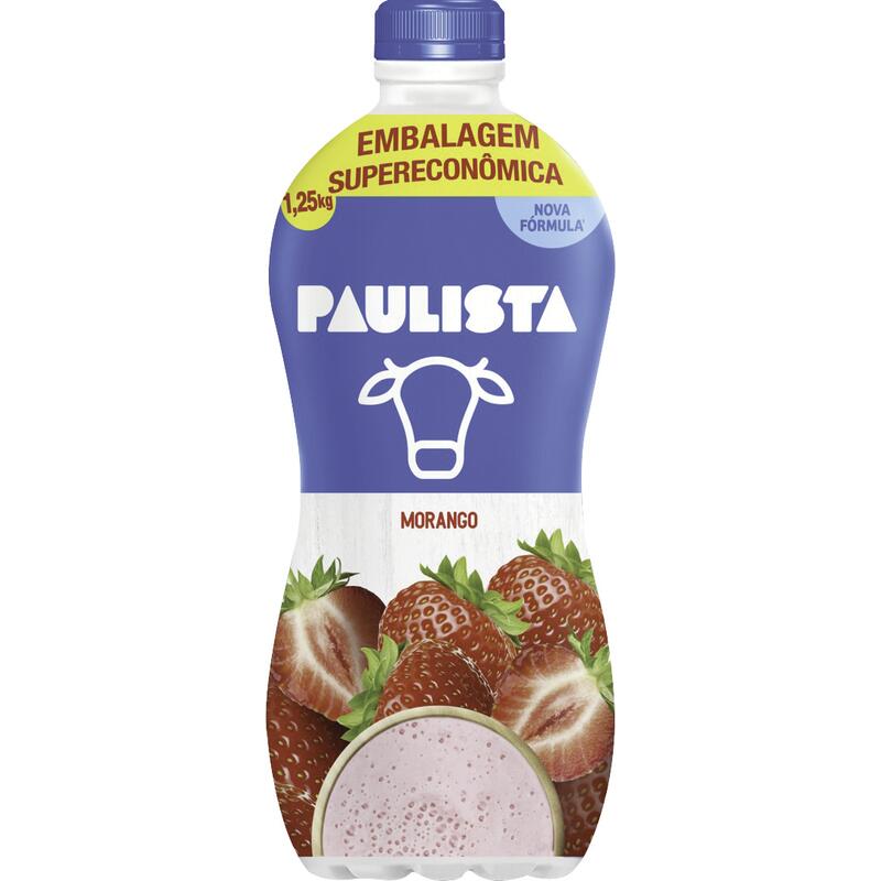 Iogurte Paulista Morango 1,250g