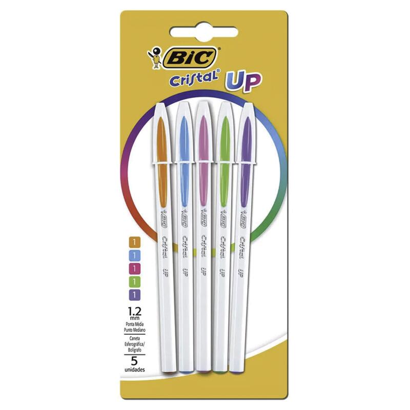 Caneta Bic Up Várias cores 5 un