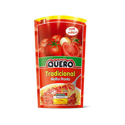 Molho de Tomate Quero Tradicional 1,02kg