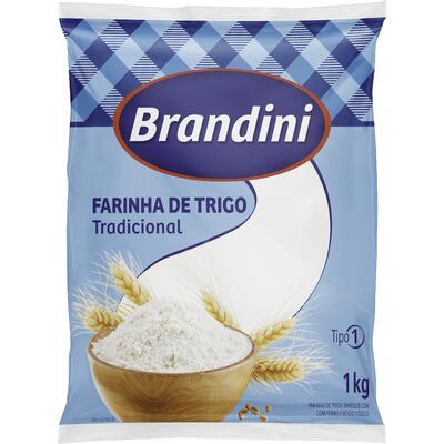 Farinha de Trigo Brandini Tipo 1 1kg