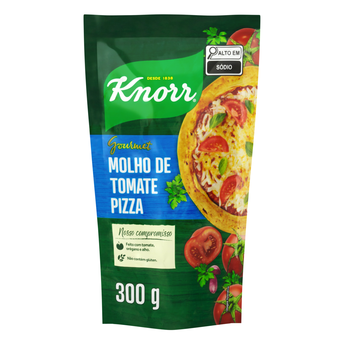 Molho de Tomate Pizza Knorr 300G