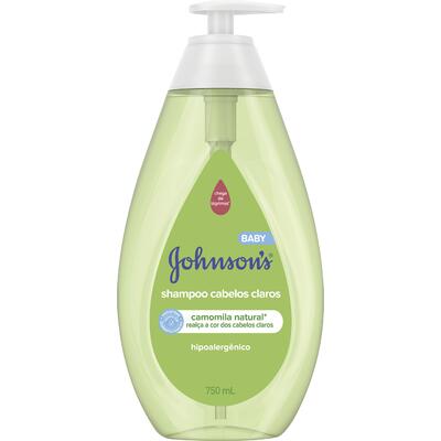 Shampoo Infantil Johnson’s Baby Cabelos claros 750ml