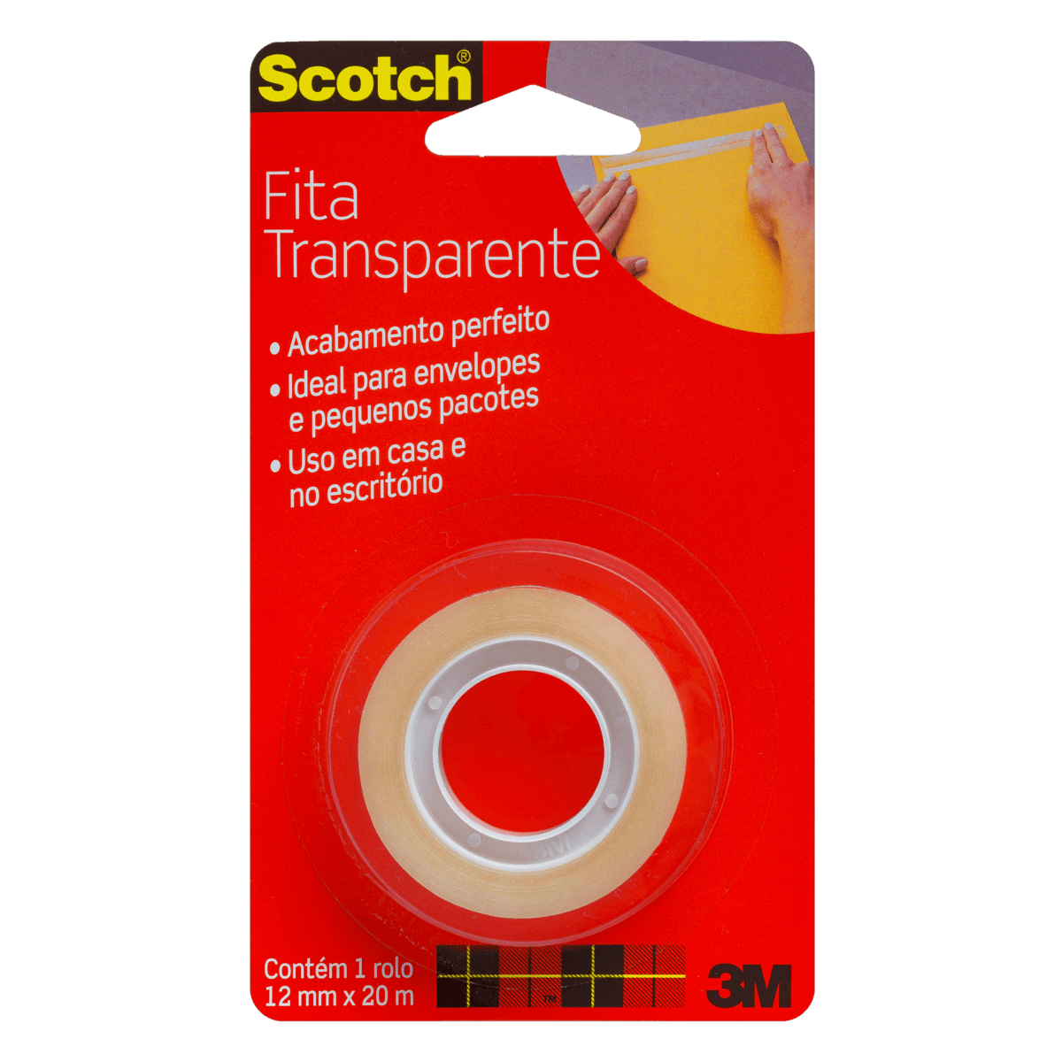 Fita Transparente Scotch 12mm x 20m