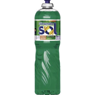 Detergente Líquido Girando Sol Limão 500ml