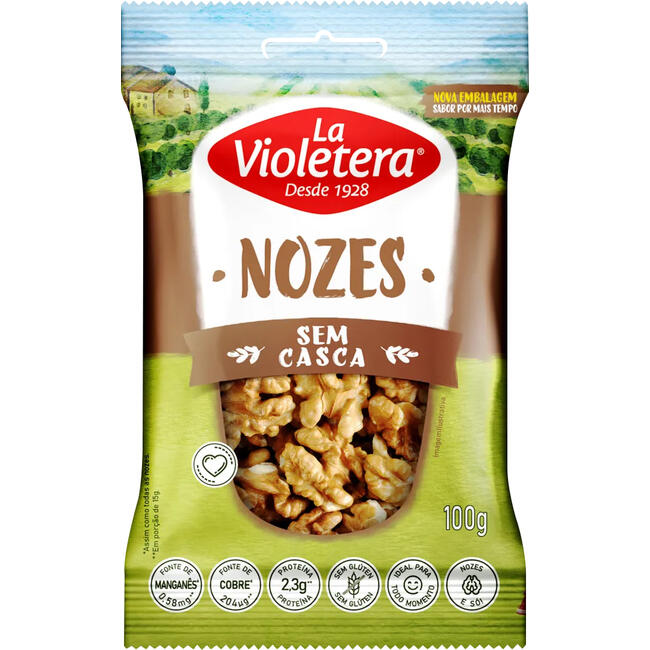 Nozes sem Casca La Violetera 100g