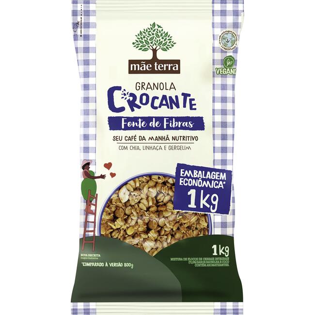 Granola Mãe Terra Crocante 1kg