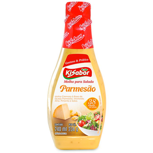 Molho para Salada Kisabor Parmesão 240ml