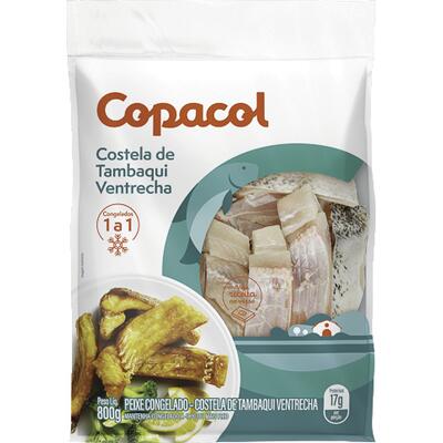 Peixe Costela de Tambaqui Ventrecha Copacol Congelado 800g