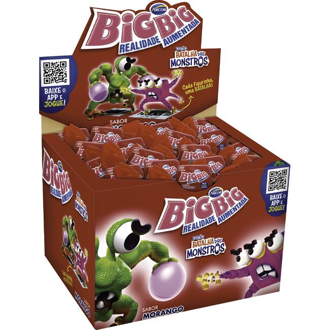 Chiclete Arcor Big Big Morango 315g