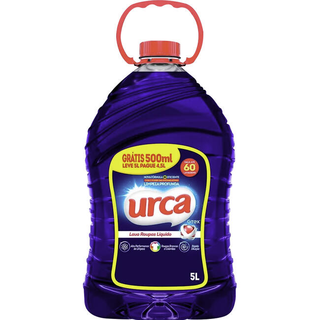 Lava Roupas Líquido Urca LV 5L PG 4,5L
