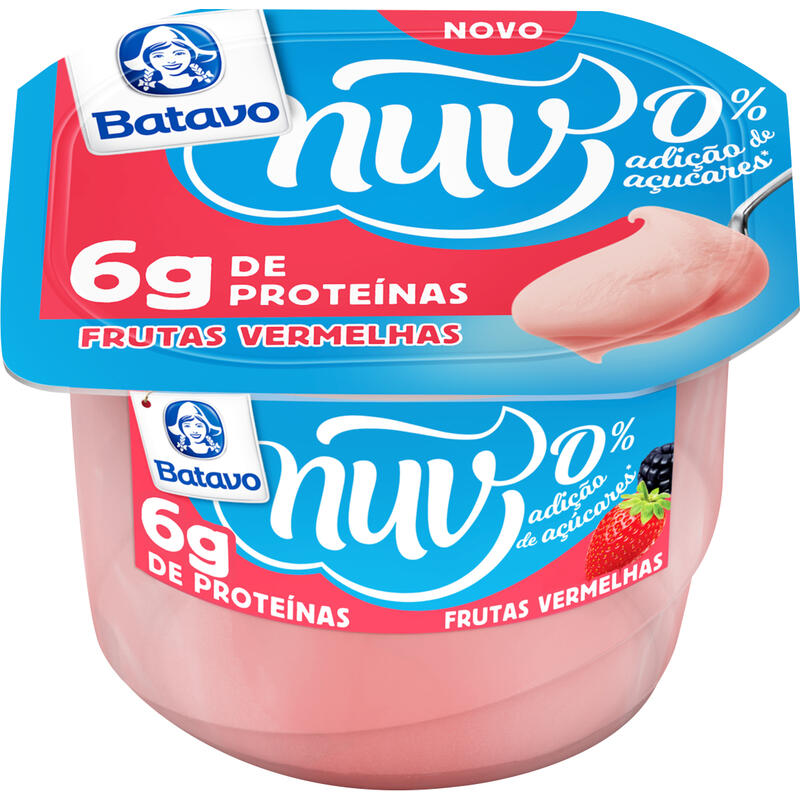 Creme de Queijo Quark Batavo Nuv Frutas Vermelhas 100g