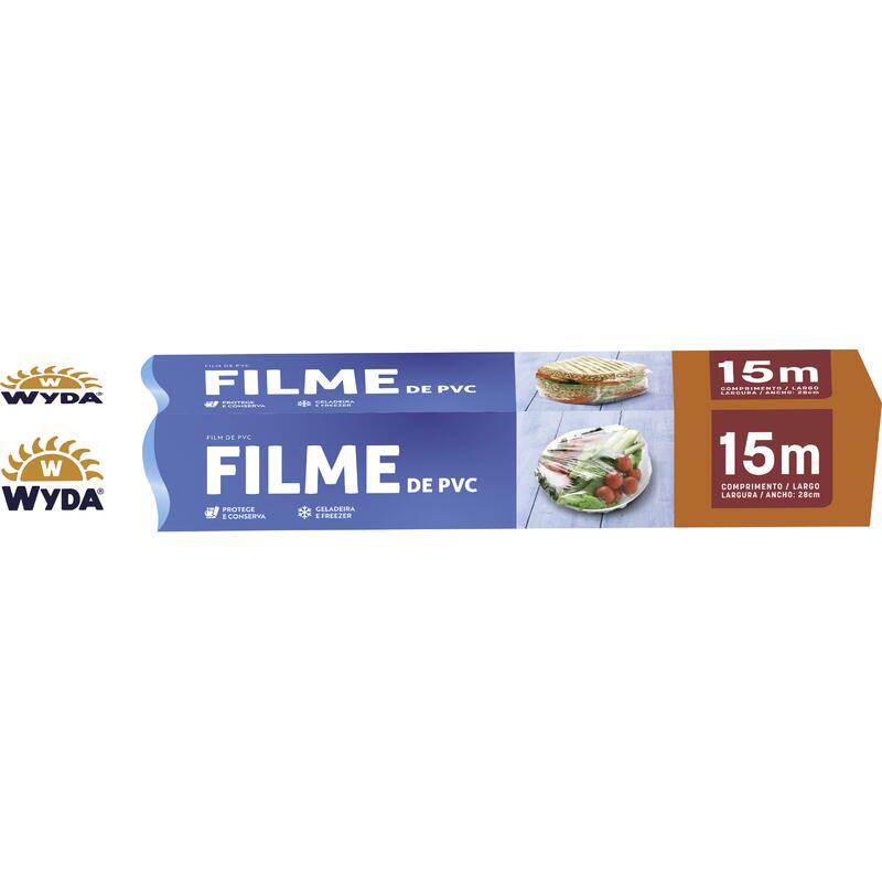 Filme de PVC Wyda 28cm x 15m Rolo