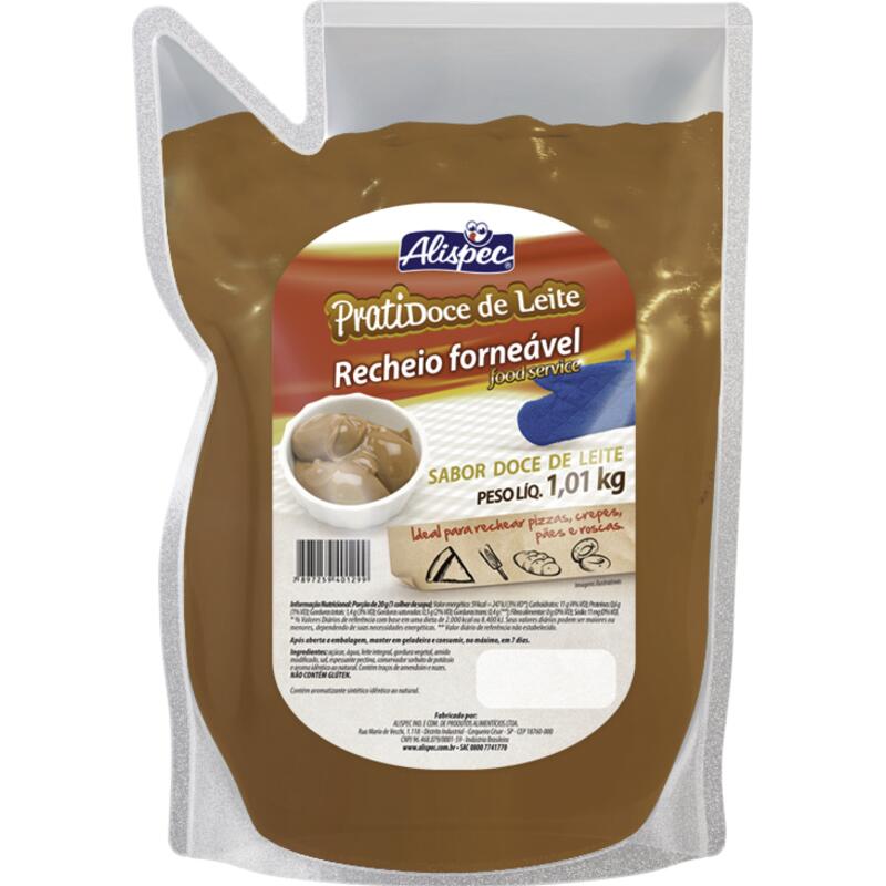 Cobertura Forneável Alispec Doce de Leite 1010kg