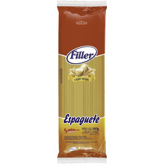 Macarrão com Ovos Filler Espaguete 500g
