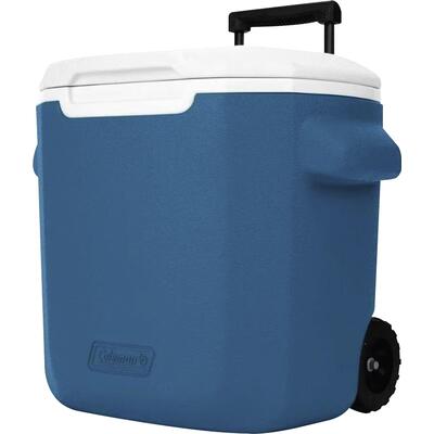 Caixa Térmica Coleman Azul com Rodas - 26L un