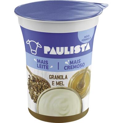 Iogurte Natural Paulista Granola e Mel 150g