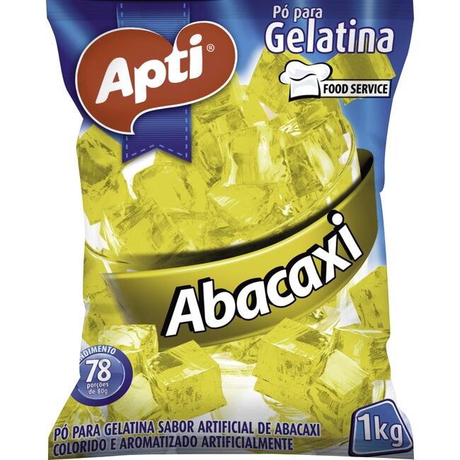 Gelatina Apti Abacaxi 1kg