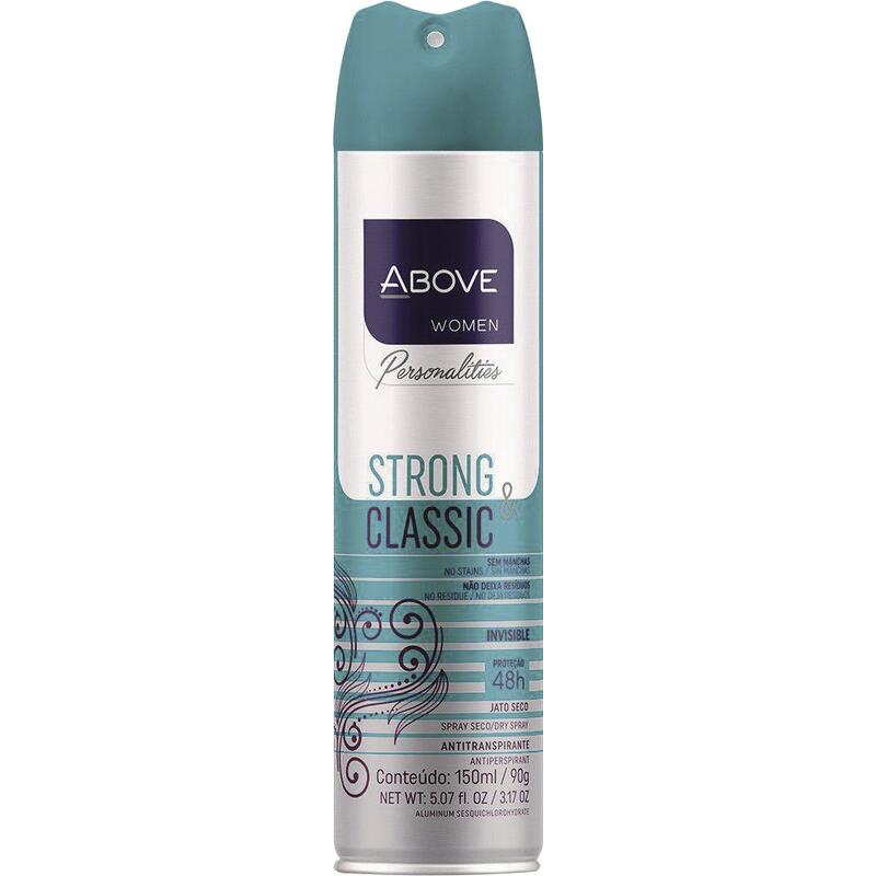 Desodorante Aerossol Above Strong & Classic 150ml
