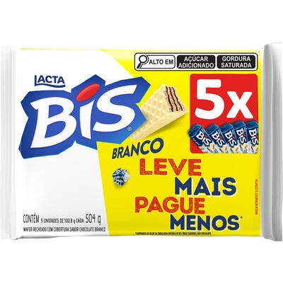 Bis Branco Laka 5 un x 100,8g