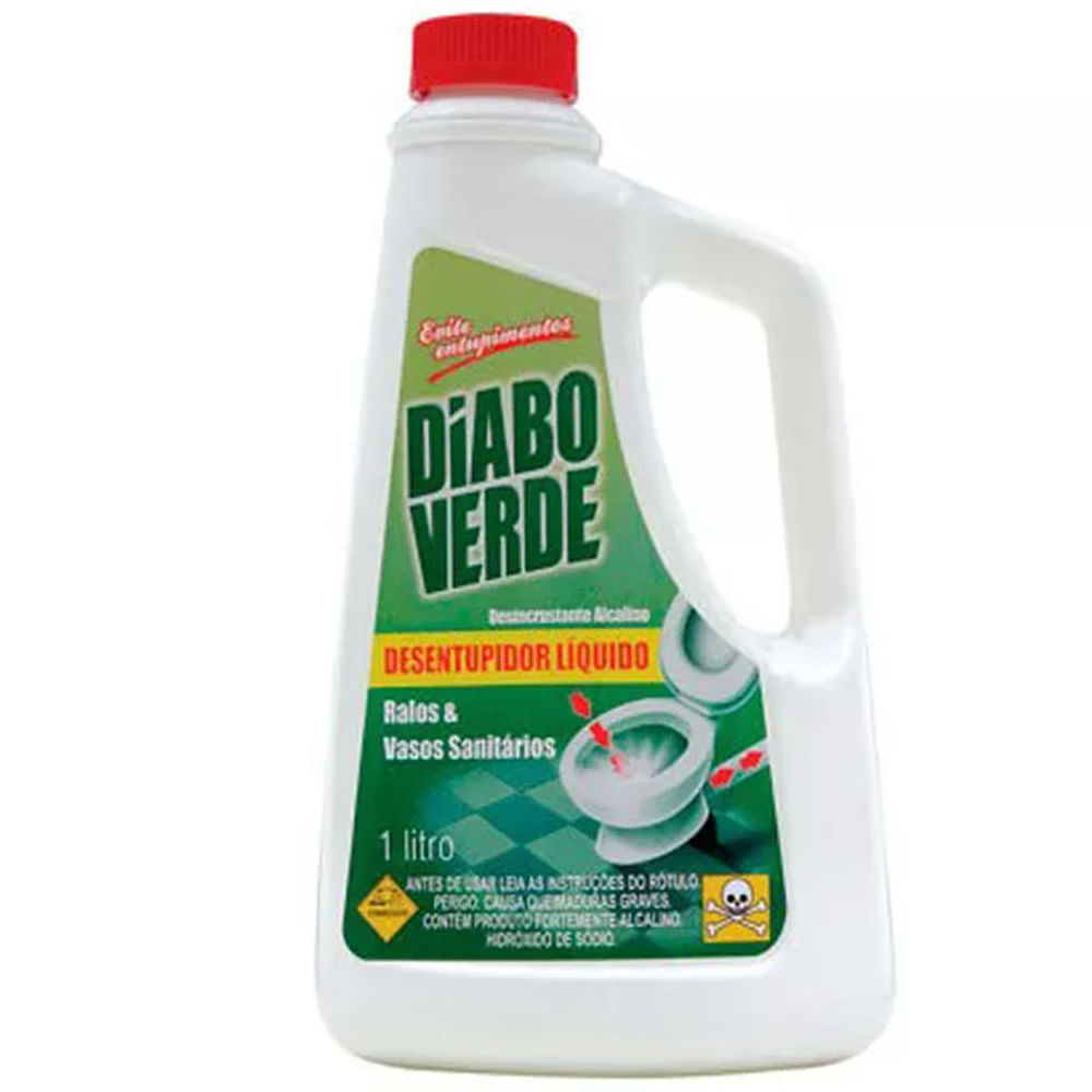 Desentupidor Diabo Verde Líquido 1L