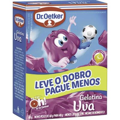 Gelatina Dr. Oetker Uva 40g