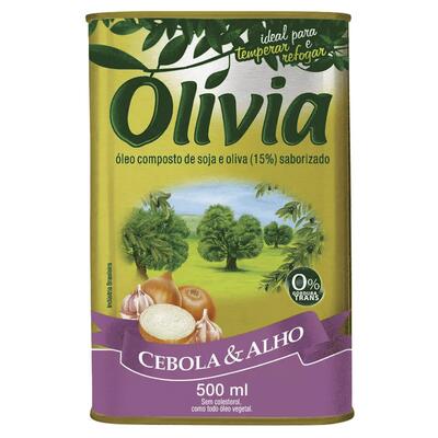 Óleo Composto de Soja Olívia Cebola e Alho 500ml