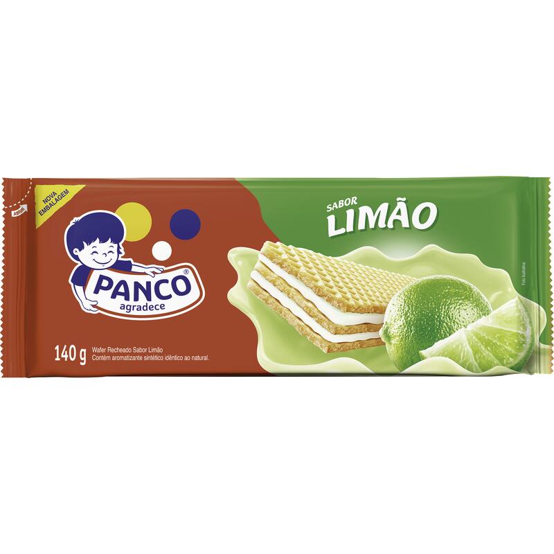 Biscoito Wafer Panco Limão 140g