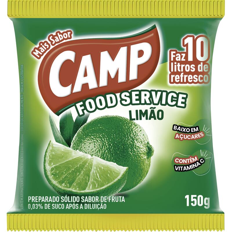 Refresco em Pó Camp Limão 150g
