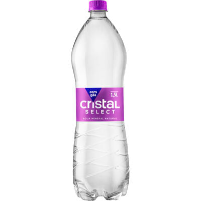 Água Mineral Cristal Select 1,5 Litro - Com Gás - Pet