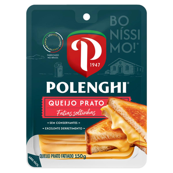 QUEIJO PRATO POLENGHI FAT.150G