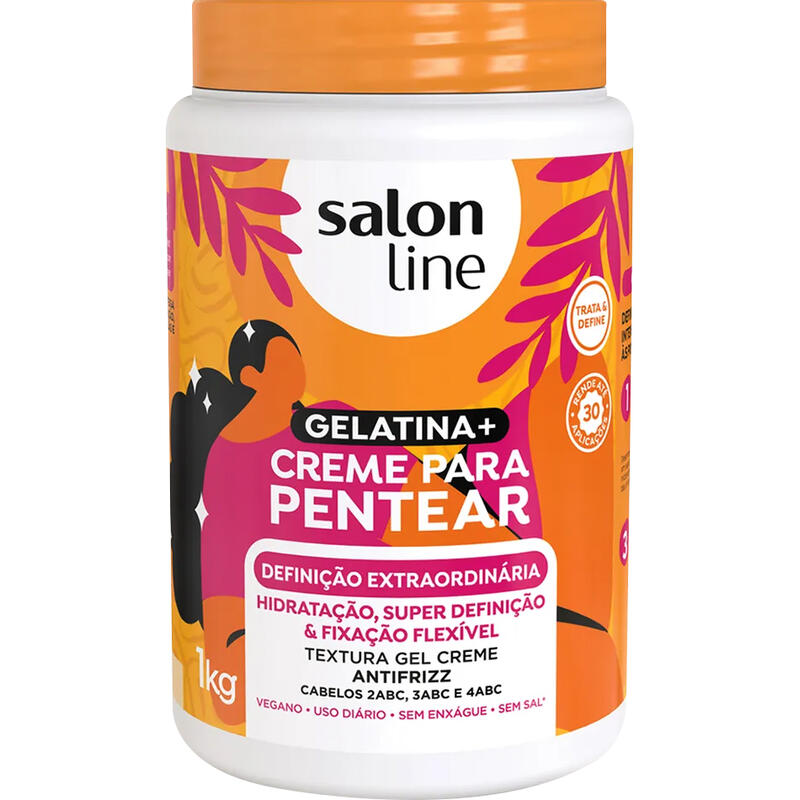 Creme para Pentear Salon Line Gelatina 1kg
