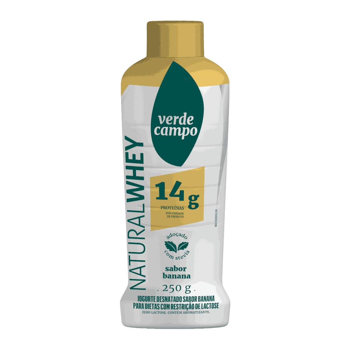 Iogurte Verde Campo Natural Whey 14 Banana 250g