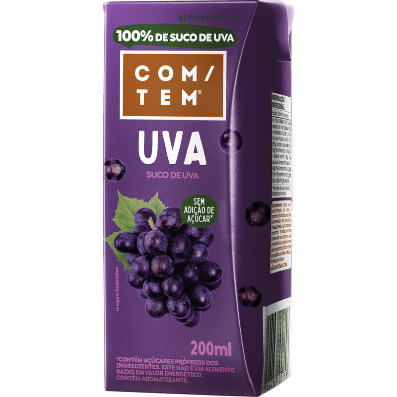 Suco Misto Com/Tem Uva e Maçã 200ml
