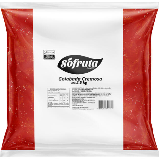 Goiabada Cremosa Sófruta 2,5kg