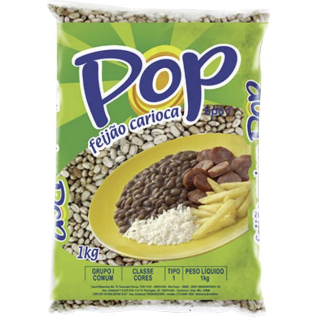Feijão Carioca Pop Tipo 1 1kg