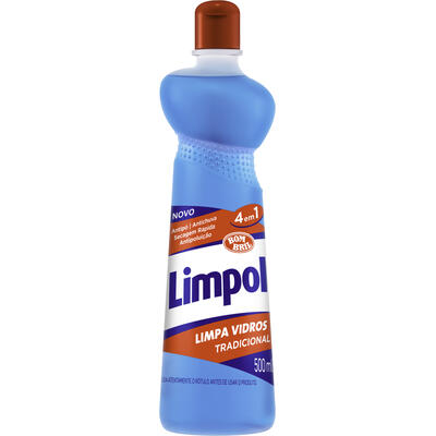 Limpa-vidros Limpol 500ml - Tradicional