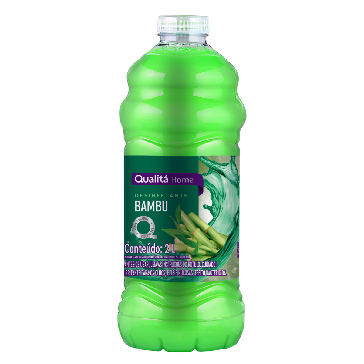 Desinfetante Bactericida Bamboo Qualitá Home Frasco 2l