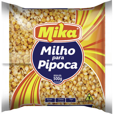 Milho para Pipoca Mika 500g