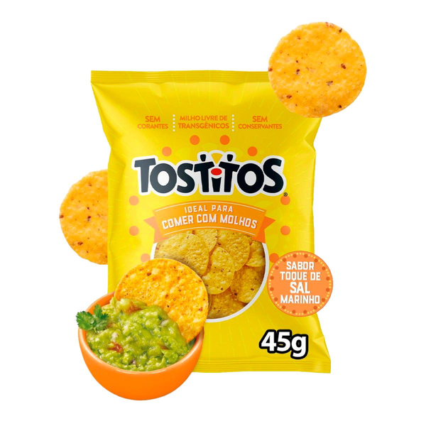 Salgadinho TOSTITOS Sal Marinho 45g