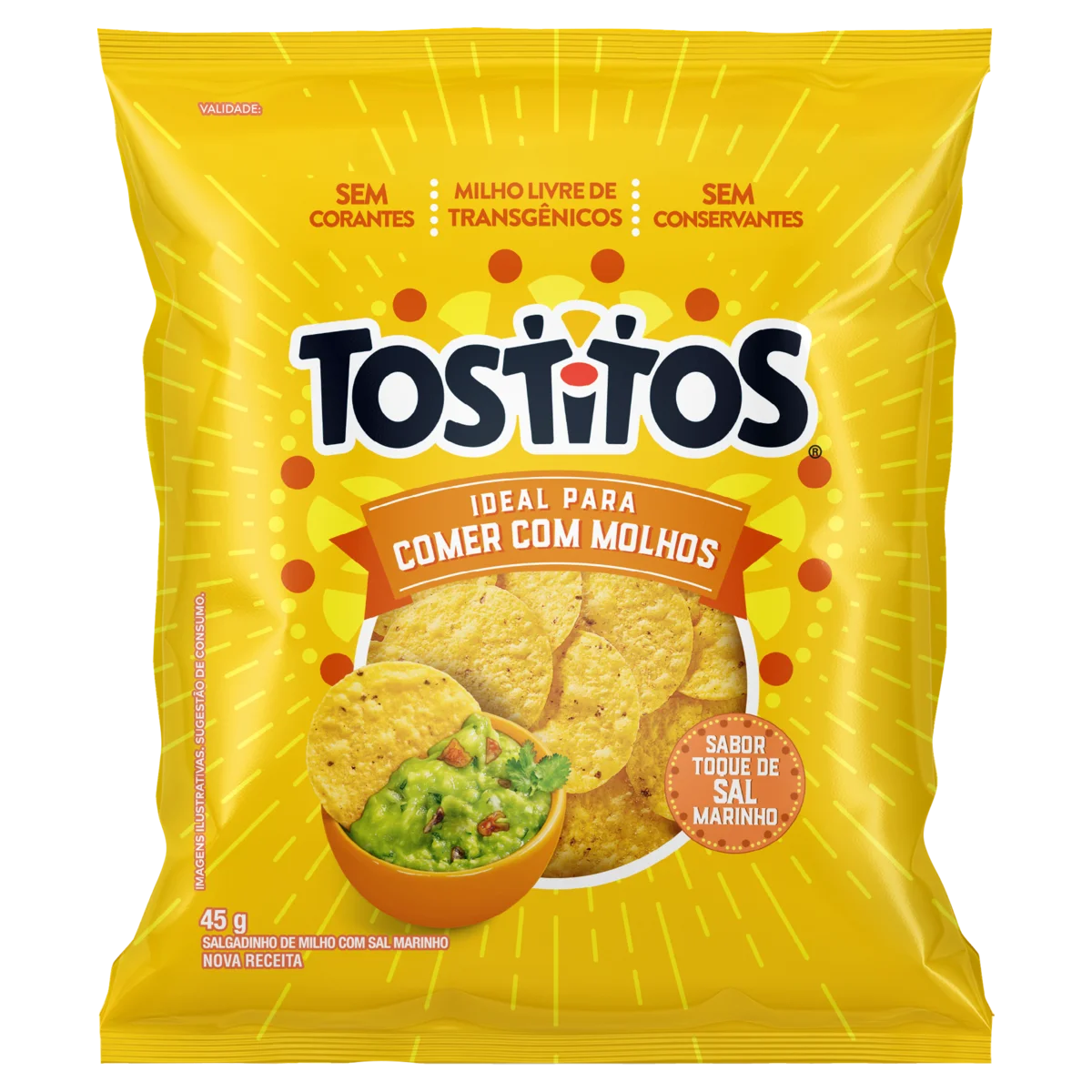 Salgadinho TOSTITOS Sal Marinho 45g