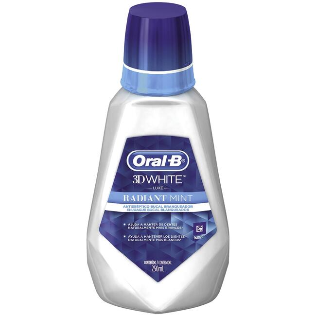 Antisséptico Oral-B 3D White 250ml