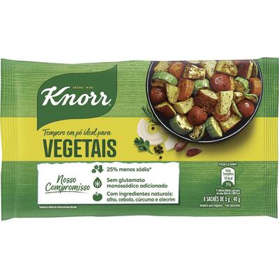 Tempero Ideal Knorr Vegetais 40g