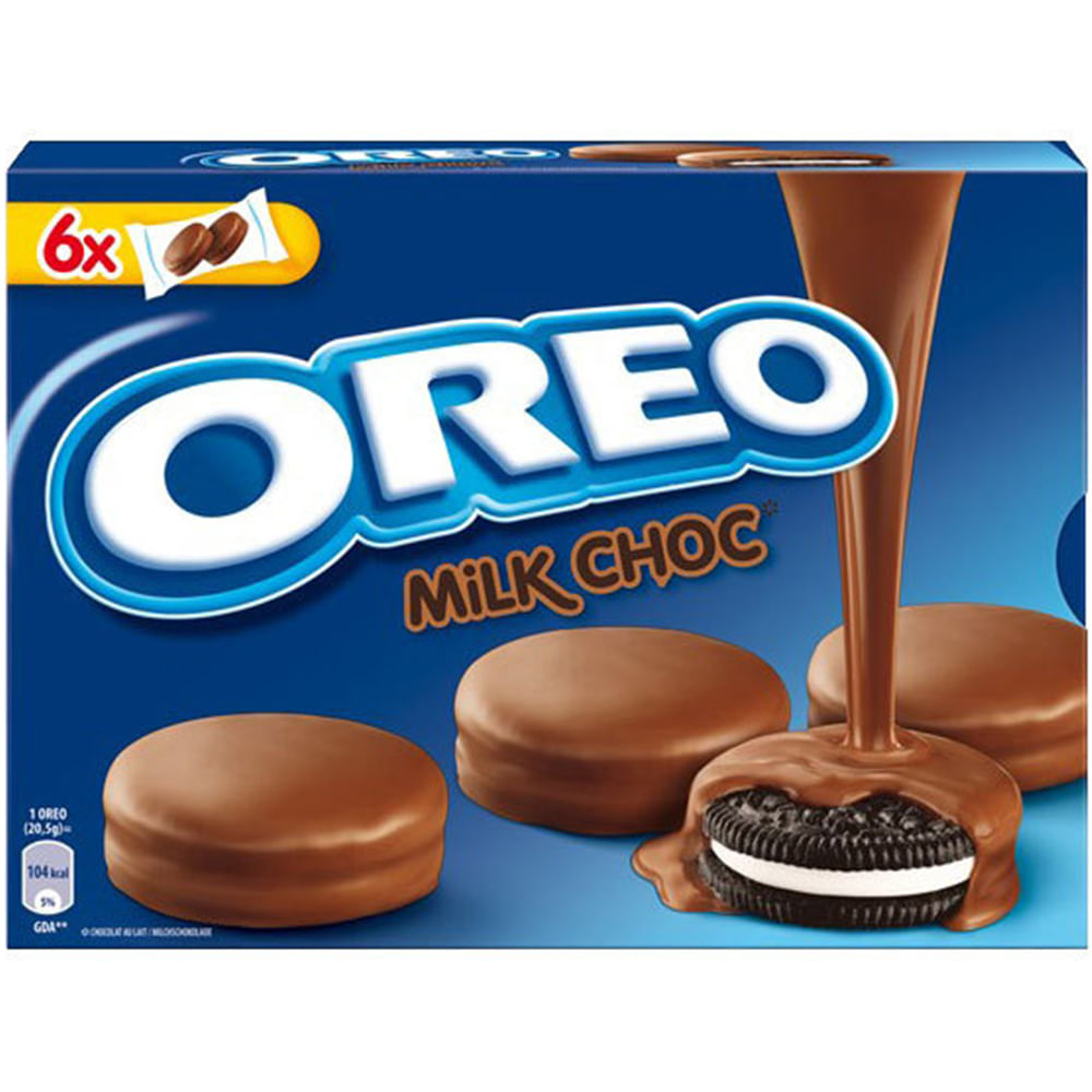 Biscoito Oreo com Cobertura de Chocolate ao Leite 246g