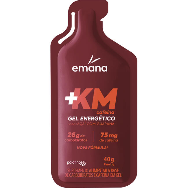 Suplemento Alimentar Gel Emana +KM Açaí com Guaraná 40g