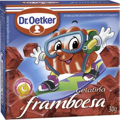 Gelatina Dr. Oetker Framboesa 30g