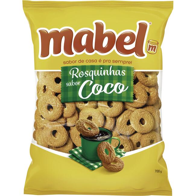 Biscoito Rosquinha Mabel Coco 700g