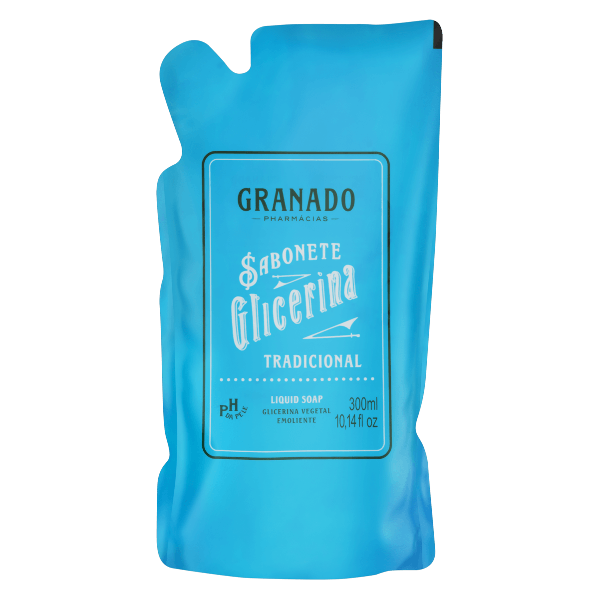 Refil Sabonete Líquido GRANADO Glicerina Tradicional 300ml