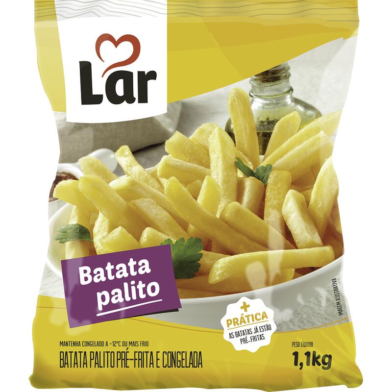 Batata Pré-Frita Lar Congelada 1,1kg