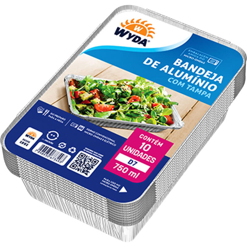 Embalagem de Alumínio Wyda D7 Prática 750ml 10 un