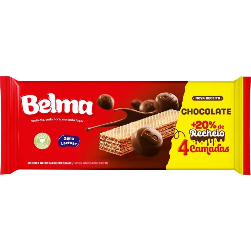Biscoito Wafer Belma Chocolate 90g